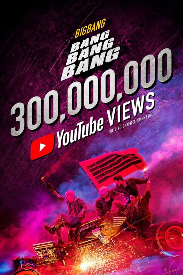 Lại có thêm MV 300 triệu view, Big Bang đích thị là nhóm nhạc hàng đầu Kpop