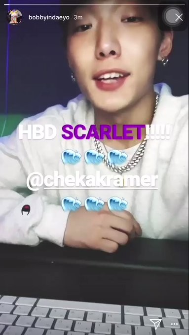 
Đoạn video chúc mừng sinh nhật mà Bobby đăng tải lên Instagram.