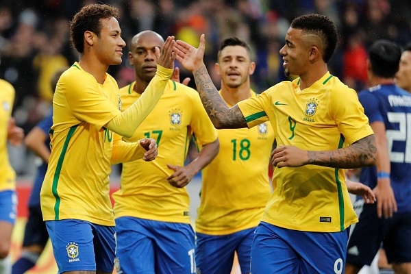 
Brazil chẳng ngán ngại bất cứ đối thủ nào và trận thắng ĐKVĐ World Cup 2014 Đức ở loạt giao hữu gần đây cho thấy Selecao đã trở lại mạnh mẽ và sẵn sàng chinh phục cúp vàng tháng 6 tới.