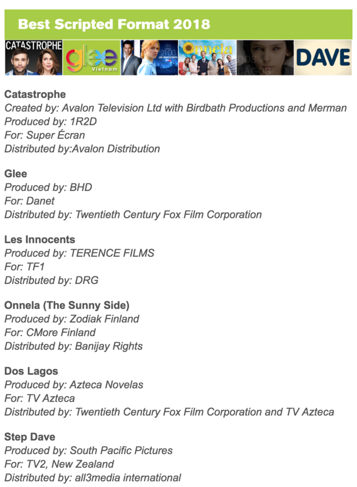 
Trong danh sách đề cử xuất hiện Glee do hãng BHD sản xuất.