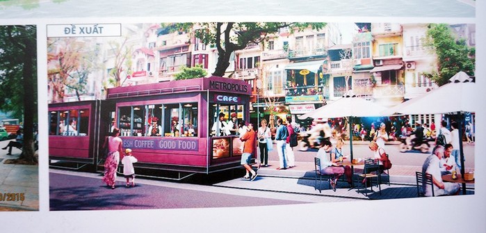 
Những toa tàu điện gợi nhớ về một thời ký ức của Hà Nội được đưa vào đề xuất để trở thành không gian công cộng, hàng cà phê, đồ ăn nhanh.