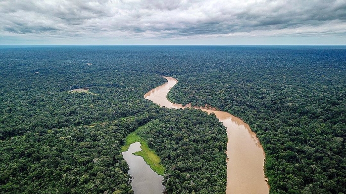 
Sông Amazon nhìn từ trên cao - Nguồn: Internet