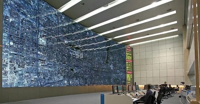
Phòng điều khiển giao thông trông giống như ở Bắc Kinh.