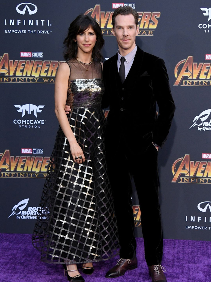 
Benedict Cumberbatch và vợ, diễn viên Sophie Hunter.