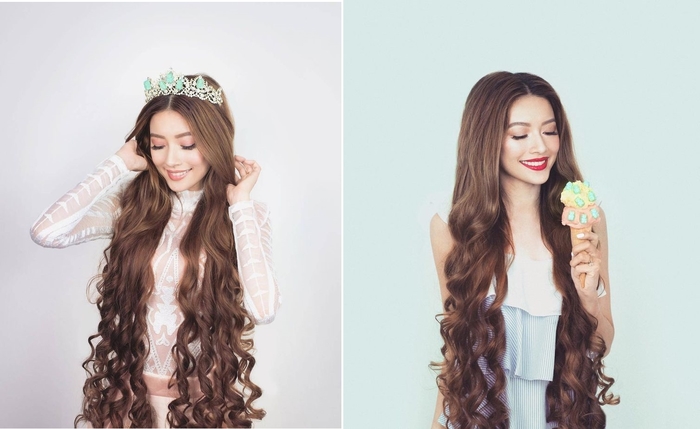 Hot girl gốc Việt và mái tóc đẹp khiến mọi cô gái 'phát hờn'