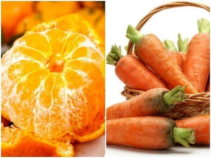
Không nên kết hợp cam và cà rốt trong bữa ăn.