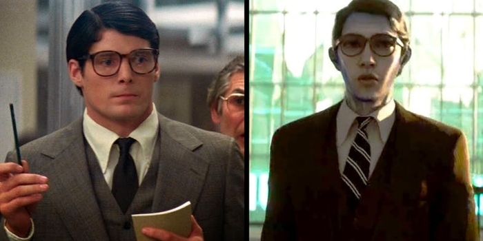 
Clark Kent được xuất hiện trong phim dưới bộ dạng cả trang của Parzivel.