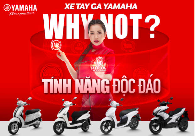 Xe tay ga Yamaha “khuấy đảo thế giới ảo” với chiến dịch “Why not?”