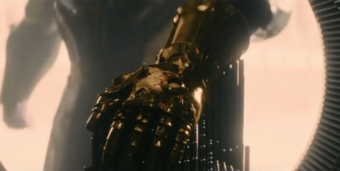 
Thanos' gauntlet in the 2015 Avengers version.