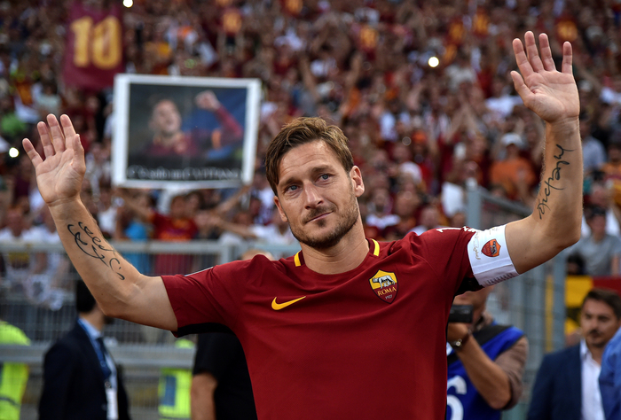 
Totti là biểu tượng lớn nhất trong lịch sử của CLB AS Roma.