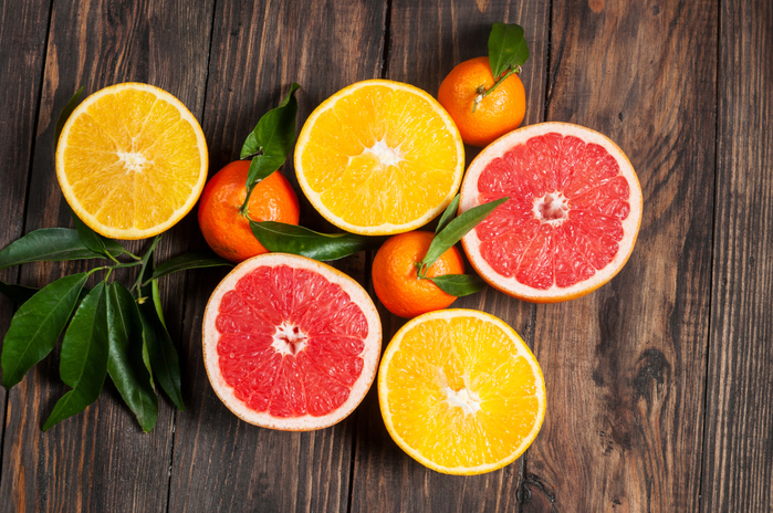 
Trái cây thuộc họ cam quýt cũng là những thực phẩm hàng đầu gây chứng ợ nóng.