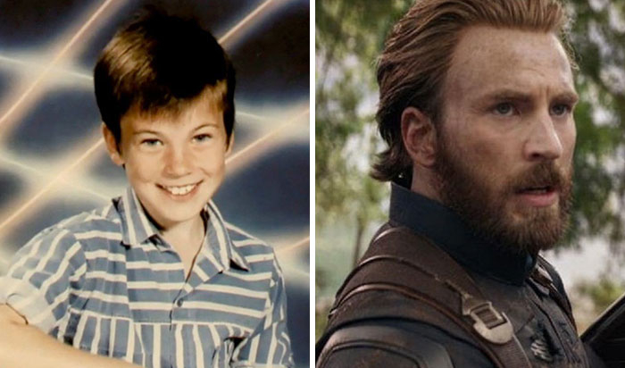 
Captain America hồi nhỏ quá khác so với hiện tại. Chắc khi lên phim anh ấy phải “gồng” dữ lắm mới có được phong thái đĩnh đạc như thế.