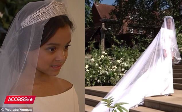 
Chiếc váy cưới của bé gái Naiyah được nhãn hiệu Esaie Coutue thiết kế