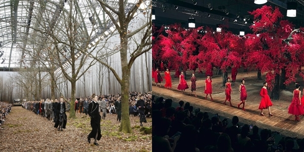 
Trước cây với concept rừng cây, Chanel cũng từng "đụng" ý tưởng với show The Muse 2 của Đỗ Mạnh Cường trước đó.