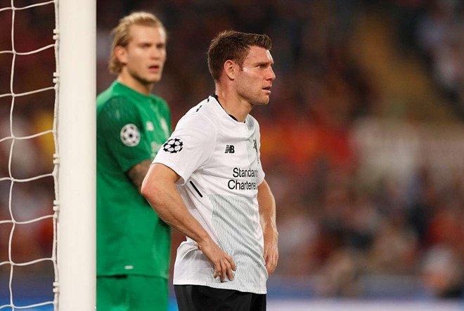 
 Liverpool đã có nhiều thời điểm hú vía trước đối thủ AS Roma. Ảnh: Reuters.