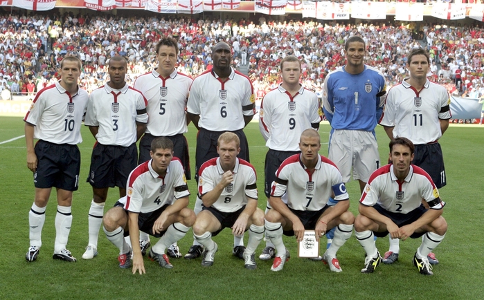 
Thế hệ vàng của bóng đá Anh tại Euro 2004.