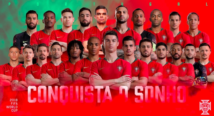 
23 hảo thủ đến Nga của đội tuyển Bồ Đào Nha.