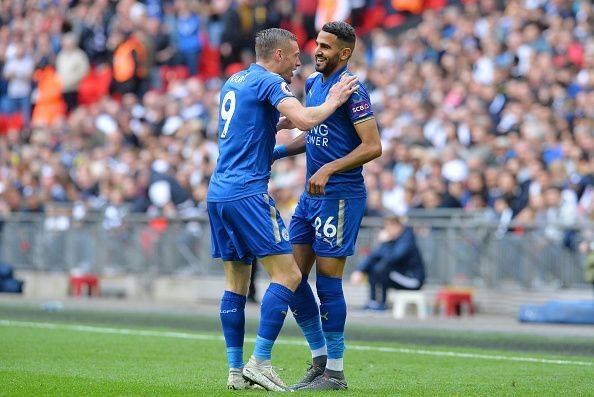 
 Vardy và Mahrez vẫn là những cánh chim đầu đàn của Leicester City.