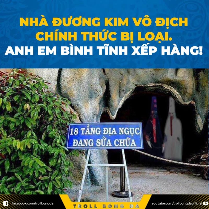 
Đương kim vô địch bị loại, kéo theo nhiều hệ lụy sau đó... (Nguồn Ảnh: Troll Bóng Đá)