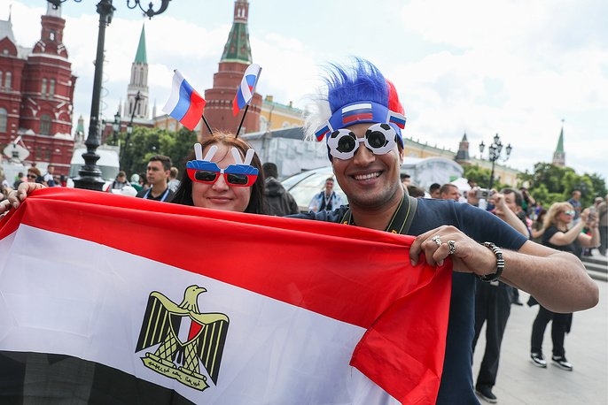Nước Nga rực rỡ sắc màu trước lễ khai mạc World Cup 2018