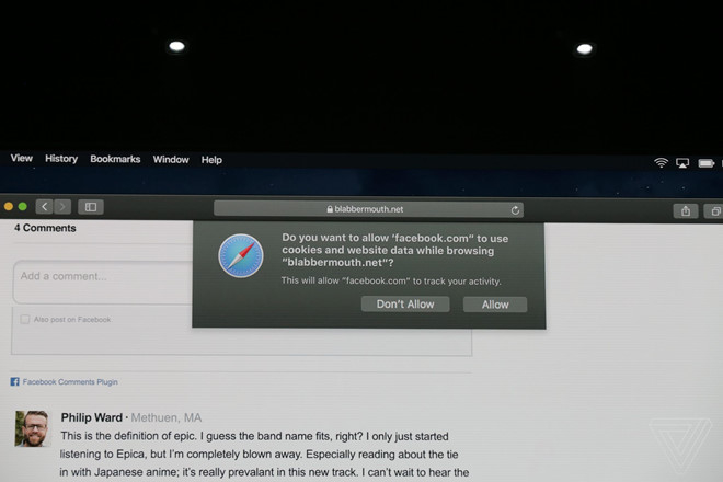 
 Apple dùng Facebook làm ví dụ cho bảo mật thông tin cá nhân.
