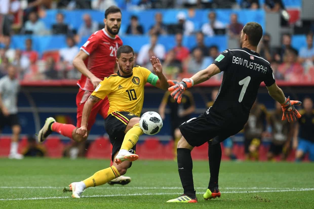
Đội trưởng của tuyển Bỉ ghi bàn nâng cách biệt lên thành 3 bàn ở những phút đầu của hiệp thứ 2.