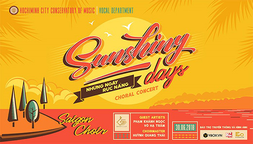 Chỉ còn 3 ngày nữa thôi là đến Concert hợp xướng Sunshiny Days hoành tráng nhất mùa hè 2018