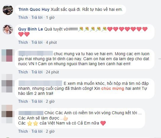 
Sao Việt và rất nhiều người hâm mộ gửi lời chúc mừng đến hai anh em Quốc Cơ - Quốc Nghiệp. - Tin sao Viet - Tin tuc sao Viet - Scandal sao Viet - Tin tuc cua Sao - Tin cua Sao