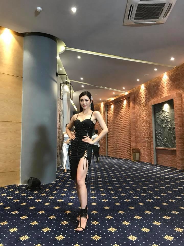 
Người đẹp Bùi Lý Thiên Hương từng là thí sinh của Hoa hậu Hoàn Vũ Việt Nam cũng đến ghi danh The Face năm nay.