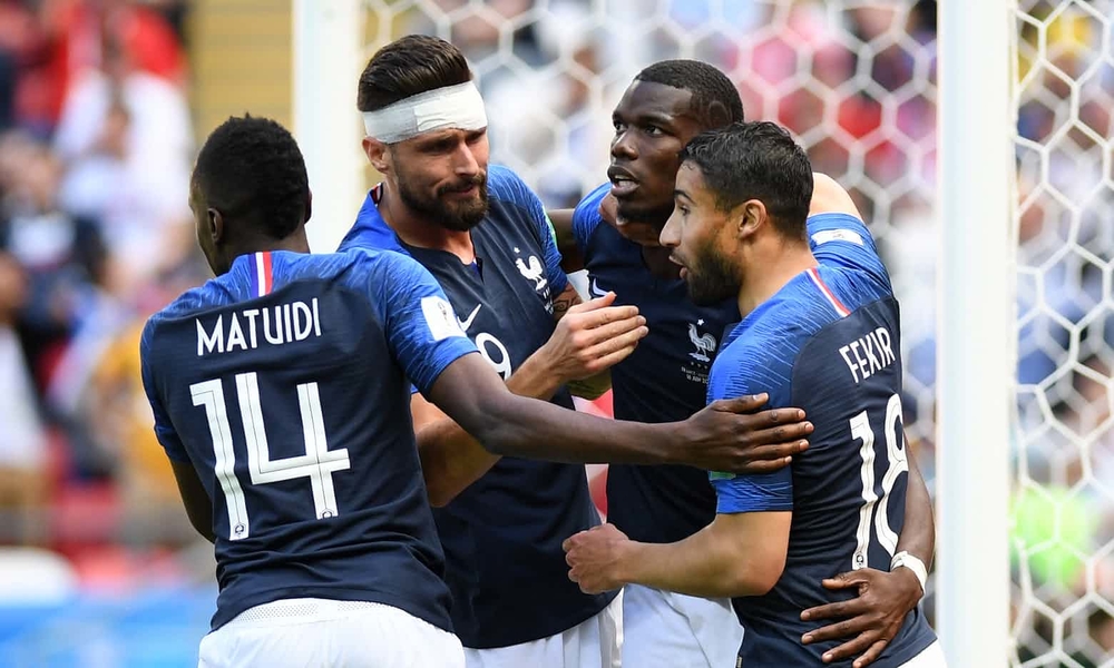 
Pháp - ứng viên cho chức vô địch World Cup 2018 phải rất nhọc nhằn mới vượt qua Australia.