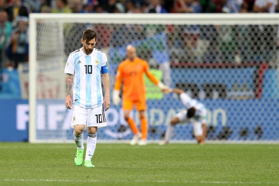 
Thái độ thi đấu của Messi là rất đáng trách trong trận thua bạc nhược trước Croatia.