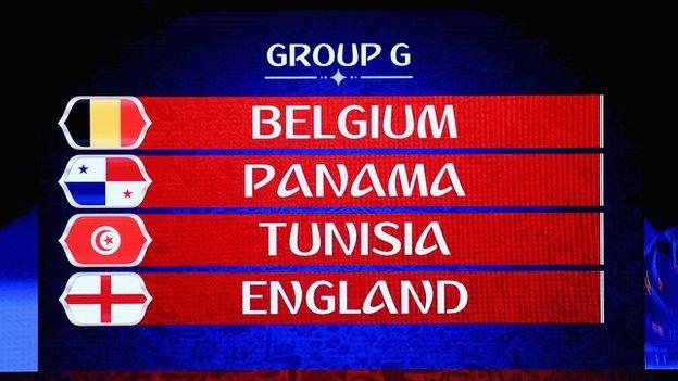 
Đôi tuyển Anh nằm cùng bảng với Bỉ, Tunisia và Panama.