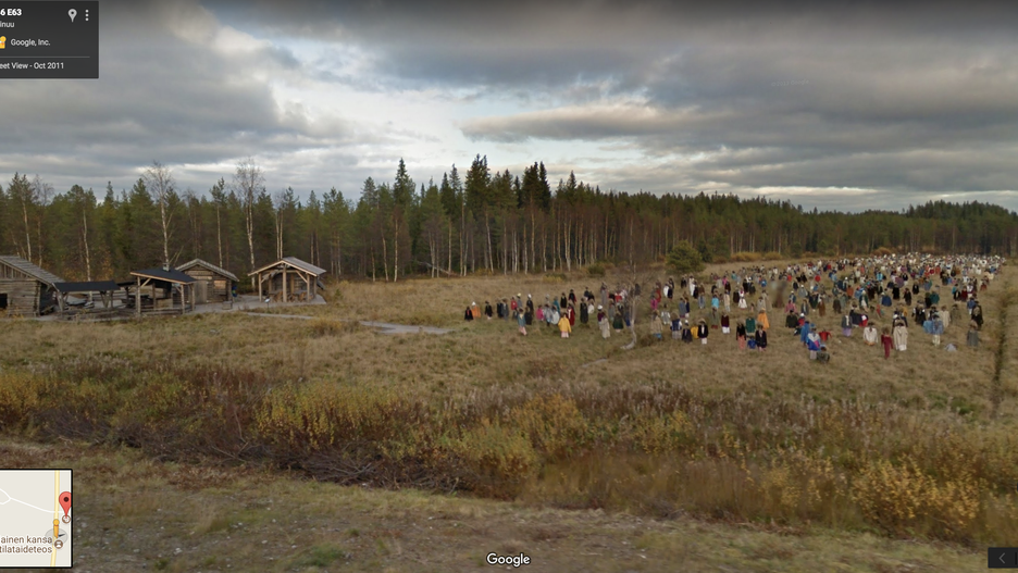 Google Street View vô tình chụp được người-bồ-câu và nhiều điều kỳ lạ vòng quanh thế giới