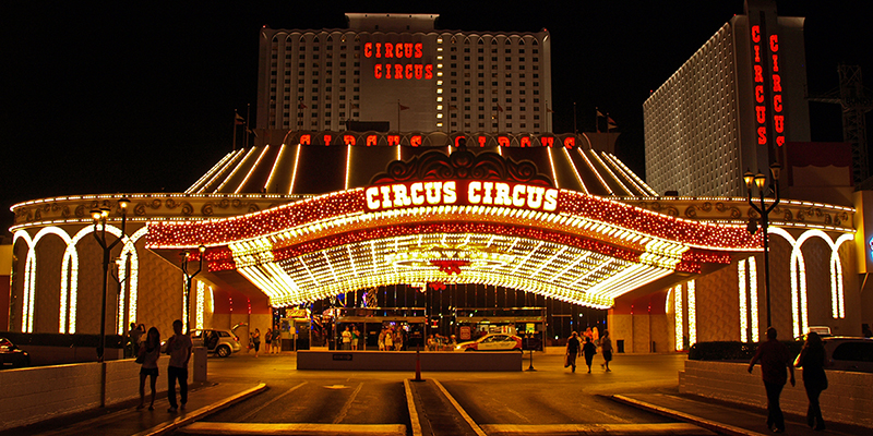 
Khách sạn Circus Circus ở Las Vegas, Mỹ.