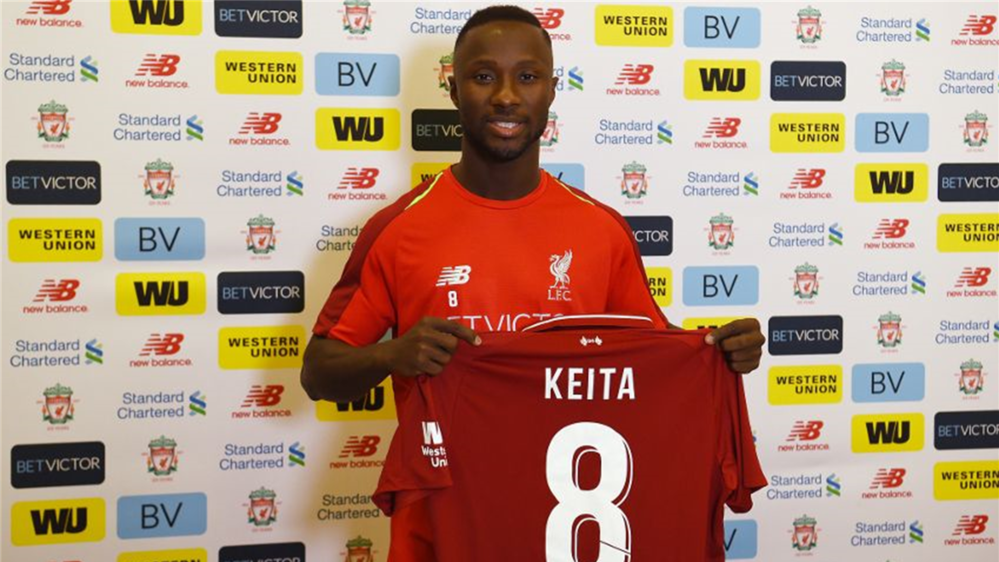 
Naby Keita nhận được rất nhiều kỳ vọng từ Liverpool khi mặc áo số 8.