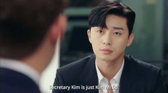 
Ngoài miệng anh khẳng định thư kí Kim chỉ đơn giản là Kim Mi So mà thôi...