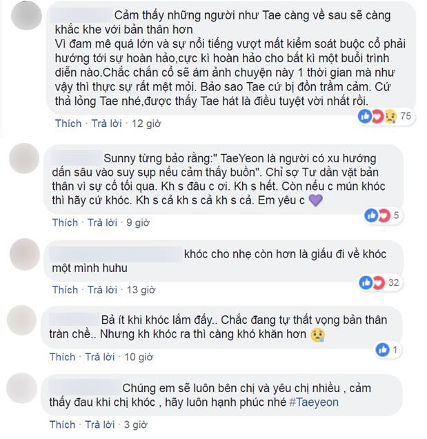 
Những bình luận yêu thương từ Netizen Việt dành cho Taeyeon.