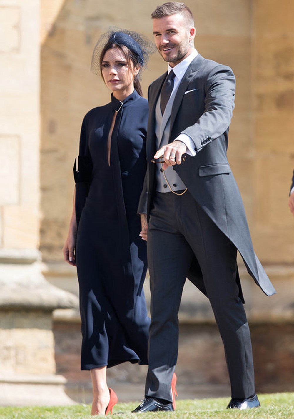 
Một trong những sao được chú ý nhiều nhất tại lễ cưới Hoàng gia này chính là David Beckham và siêu mẫu Victoria.
