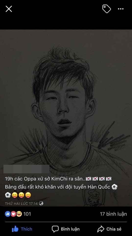  
Phải kể đến Son Heung Min, cầu thủ "bị" vẽ đã không dẫn dắt được đội tuyển Hàn Quốc giành được chiến thắng thay vì thua 0 -1 trước đối thủ Thụy Điển