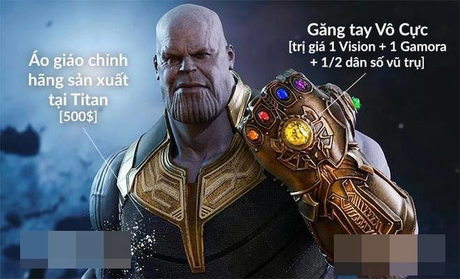 
Nếu có ai hỏi, Thanos có bao nhiêu tiền...​