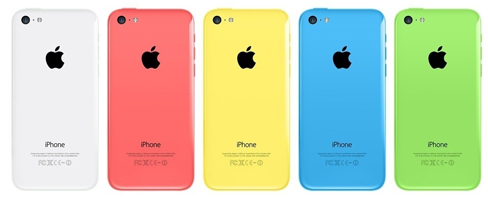 
Iphone 5C với các vỏ nhựa polycarbonate đầy sắc màu, trẻ trung