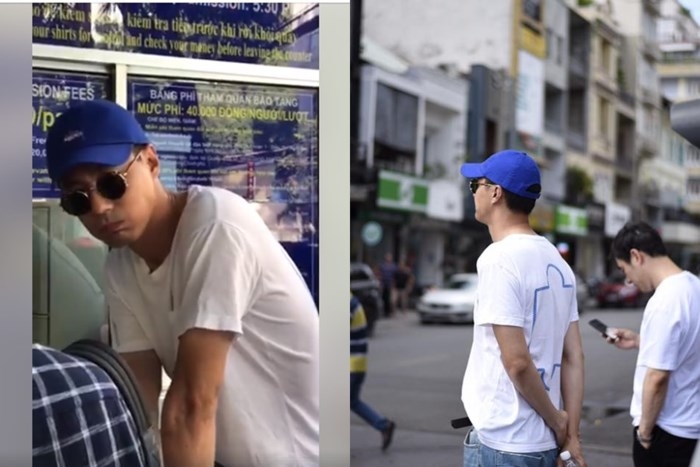 Jo In Sung ăn diện giản dị, dạo chơi trên đường phố Sài Gòn khiến fan bấn loạn