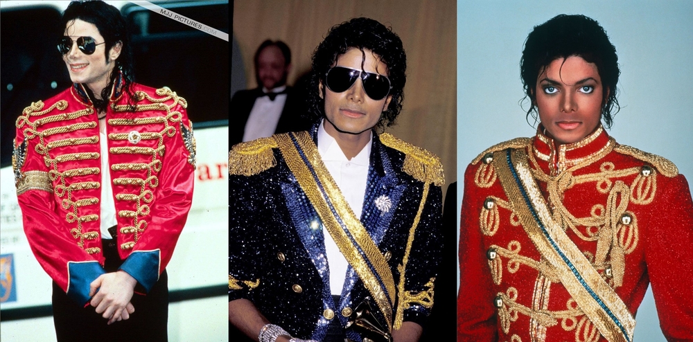 
Kiểu dáng áo khoác quân đội Anh gắn liền với Michael Jackson