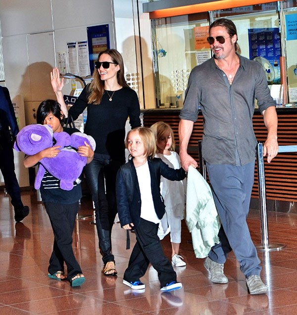
Gia đình nhỏ của Angelina và Brad Pitt từng rất hạnh phúc