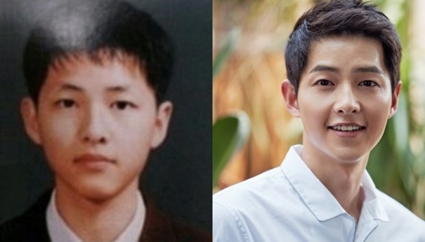 
Song Joong Ki quả nhiên đẹp trai từ bé, khi lớn lên anh chàng càng đẹp hơn với gương mặt chuẩn soái ca
