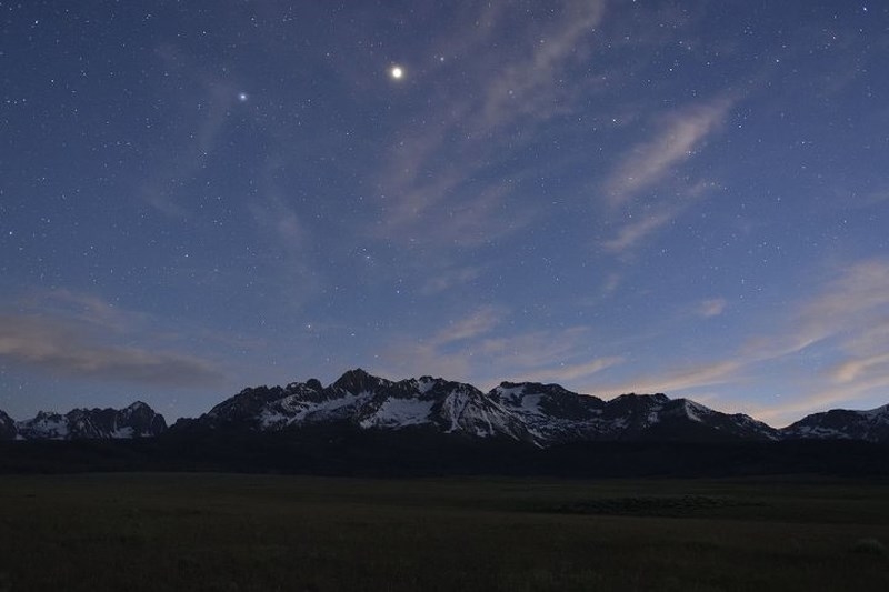 Khu bảo tồn bầu trời đêm trung tâm bang Idaho, Hoa Kỳ.