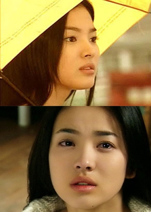 
Song Hye Kyo tham gia Trái tim mùa thu khi còn khá trẻ.
