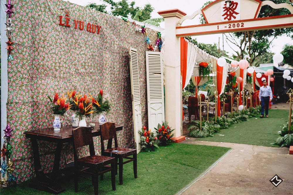 
Không gian cưới đậm chất vintage - Ảnh: Mai Quang Tuyến