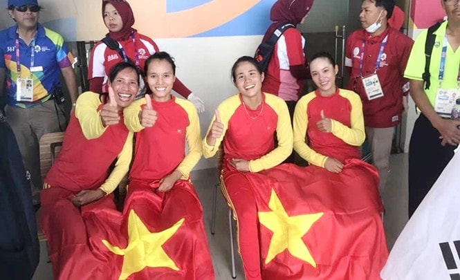 Đoàn thể thao Việt Nam giành được HCV đầu tiên tại ASIAD 18
