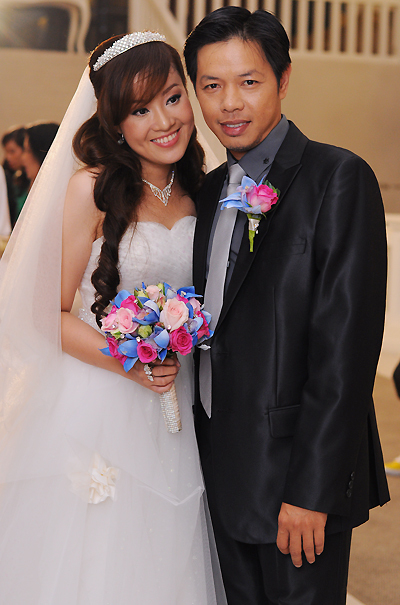 
Năm 2012, Thái Hòa làm đám cưới lần 2. Bà xã của anh tên Hồng Thu, kém anh 11 tuổi và không hoạt động nghệ thuật.  - Tin sao Viet - Tin tuc sao Viet - Scandal sao Viet - Tin tuc cua Sao - Tin cua Sao